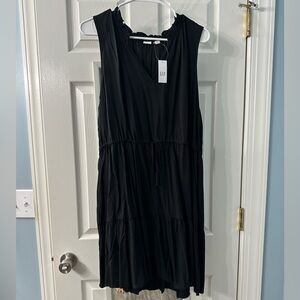 NWT Gap Sleeveless Black Dress size XL